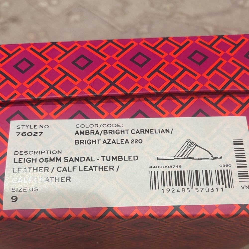 NWT Tory Burch Sandals- 9 - Picture 2 of 4